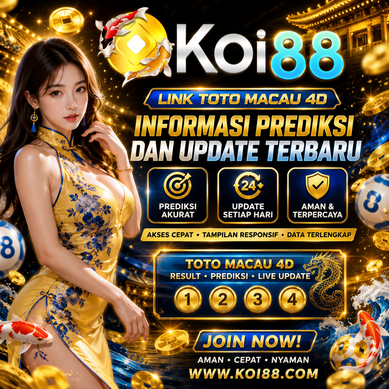 banner KOI88 | Link Toto Macau 4D dengan Informasi Prediksi dan Update Terbaru